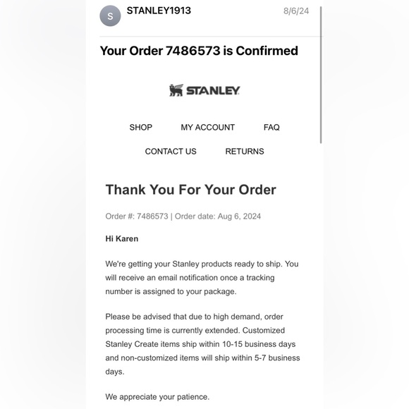 🌸 ORIGINAL THE STANLEY x LOVESHACKFANCY | 40 OZ QUENCHER Happy Thoughts 🌸 - Picture 4 of 5